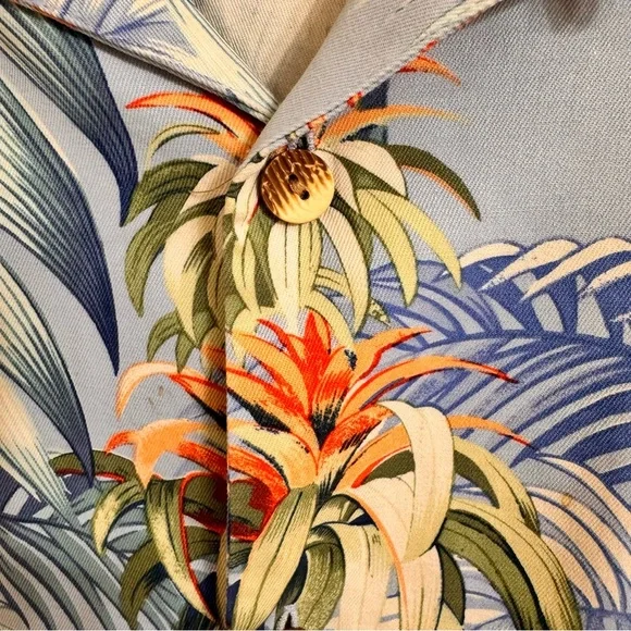Tommy‎ Bahama Men Shirt 4XB Heritage Tortola Silk Hawaiian Button down - Picture 11 of 15
